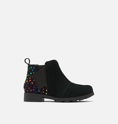 Sorel Emelie Boots UK - Kids Boots Black (UK9164803)